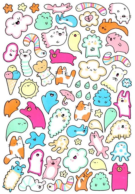 Random Doodles Cute Doodles Doodle Drawings Kawaii Doodles