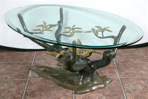 4.2 out of 5 stars with 26 ratings. Unique Bronze Tree and Flower Base Coffee Table For Sale ...