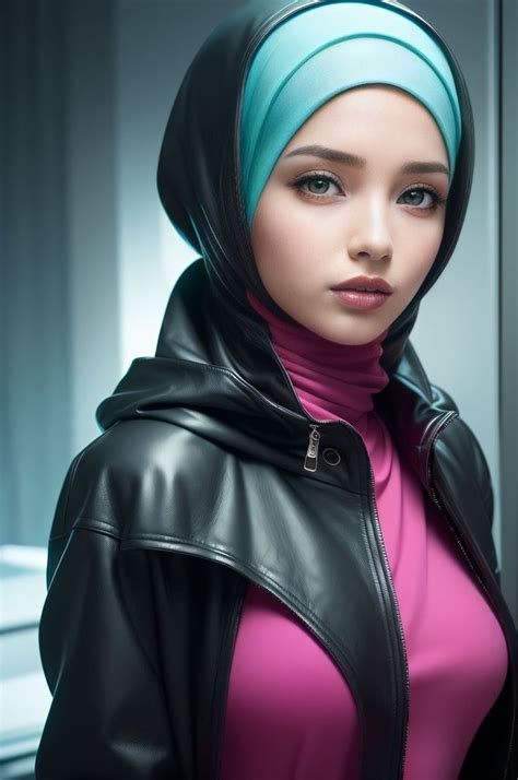 hijab muslims beautiful girl fashion model ai hijab muslims dress mosque modern muslims
