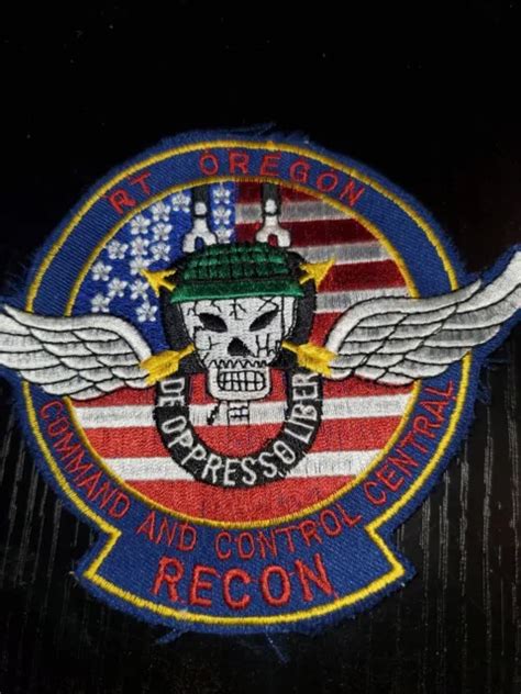 1960s Us Army Vietnam Era Special Forces Ccc Route Oregon Recon Patch L