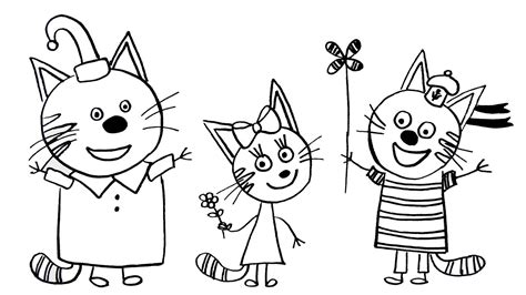 Cat Coloring Pages For Kids Tobanga Colors
