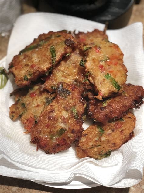Step 3 sift flour, baking powder, and pepper into a large bowl. Jamaican Saltfish Fritters (Stamp and Go) Recipe | Allrecipes