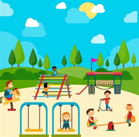 grantnsaipan: Gambar Taman Bermain Anak Kartun