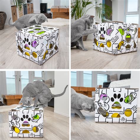 20,000 solvable puzzles that are sure to keep you entertained for many hundreds of hours. Sliders: Ever-changing Treat Puzzle for Cats from Cat Amazing