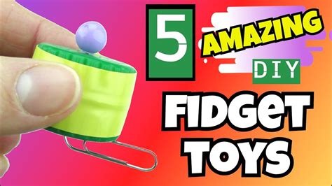 5 Amazing Diy Fidget Toys How To Make Easy Fidget Toys Homemade Fidgets Diy Fidget Tiktok