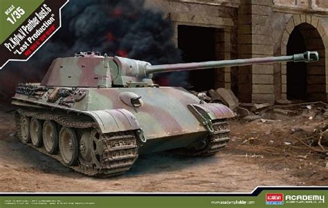 Pzkpfw V Panther Ausf G Last Production Tank 135 Academy Acy13523