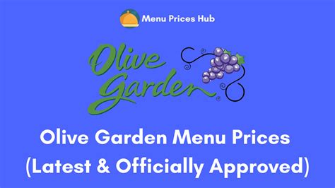Olive Garden Menu Prices Updated July 2023
