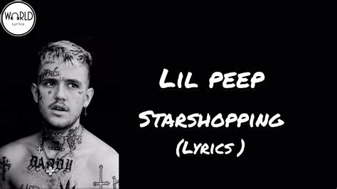 Lil Peep Star Shopping Lyrics Youtube