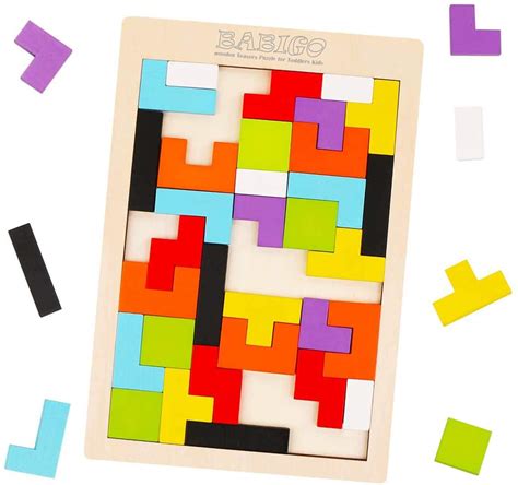 Buy Babigo Wooden Puzzle Brain Teasers Toy Tangram Jigsaw Puzzle