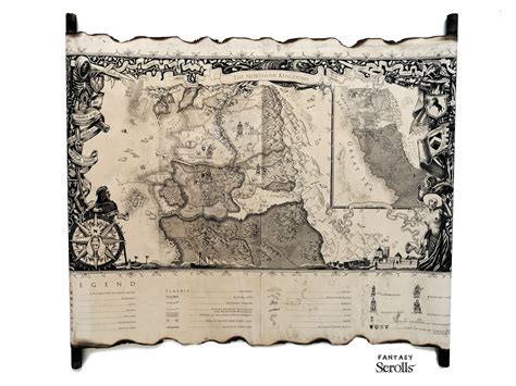 Witcher The Northern Kingdoms Map The Northern Kingdoms Etsy