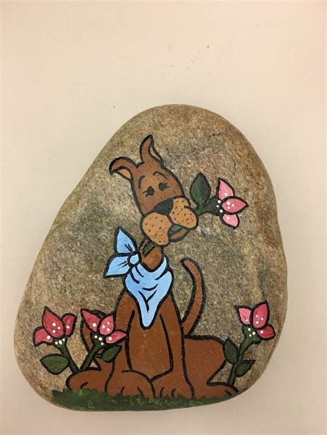 20 Magnificient Diy Painted Rocks Ideas With Animals Dogs For Summer