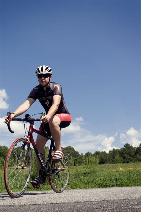 Bicycle Free Stock Photo A Young Man Riding A Bicycle 15443