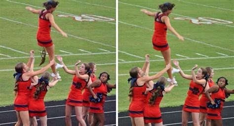 21 Viral Photo Of A Pooping Cheerleader 30 Fake Viral Photos