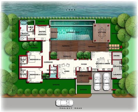 Luxury Mansion Floor Plans Indoor Pools Backyard Home Plans