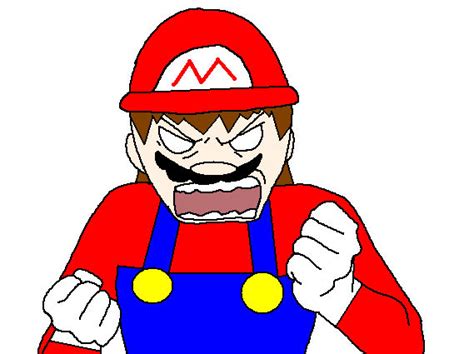 Angry Mario By Ninsemarvel On Deviantart