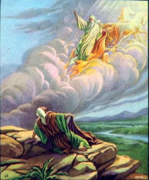 Elisha Looks On As Elijah Is Carried Into Heaven Metro Bible Blog