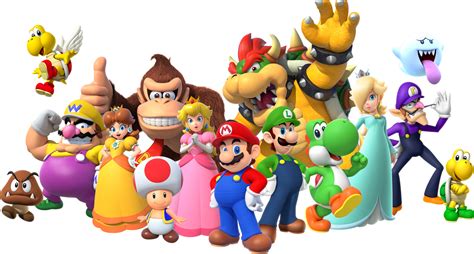 The Official Home Of Super Mario Characters