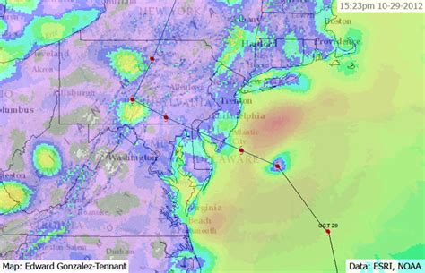 Mapping Hurricane Sandy Edward González Tennant