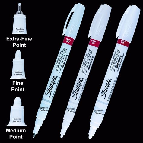 3 Ea White Sharpie Oil Based Paint Markers 35531 X Fine 35543 Fine