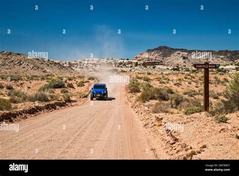 Camino de lavado de caineville fotografías e imágenes de alta