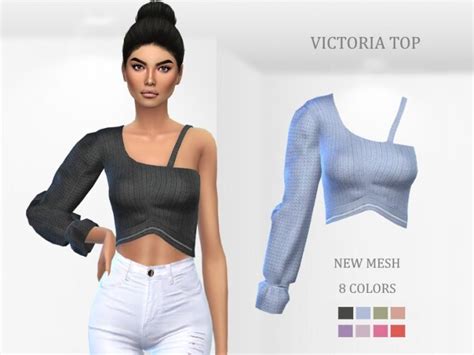 Victoria Top By Puresim At Tsr Sims 4 Updates