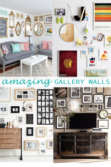 Gallery wall ideas for eclectic, colorful, and beautiful walls! | Eclectic gallery wall, Gallery ...