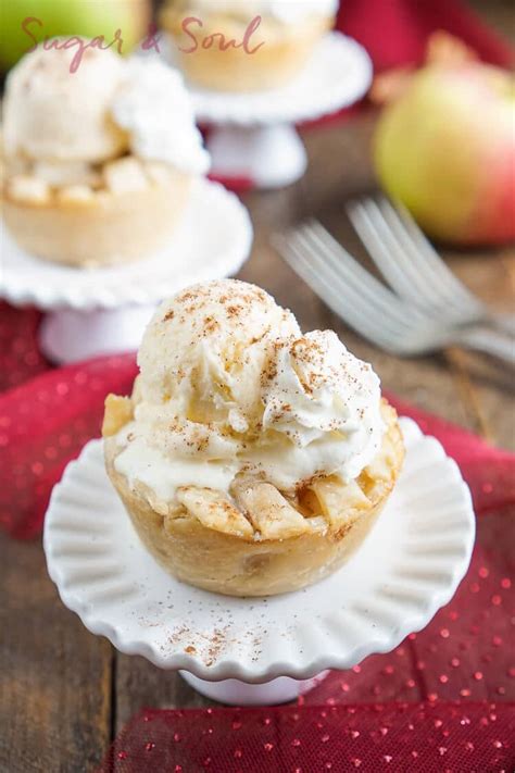 Easy Mini Apple Pie à La Mode Sugar And Soul