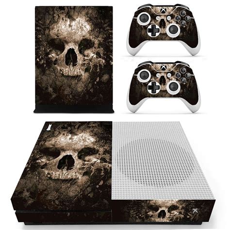 Skull Cover Sticker For Microsoft Xbox One Slim S Console Skin 2