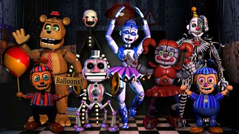 All Five Nights At Freddys Fnaf Security Breach Characters In 2022