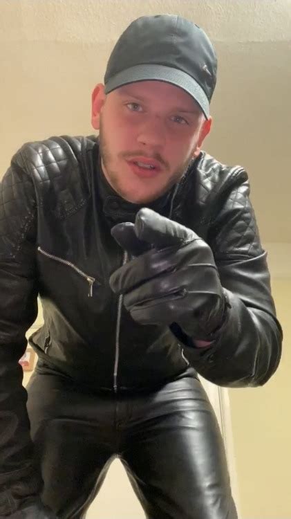 Uk Chav Scally Lad Into Tight Leather Gloves Meets On Tumblr