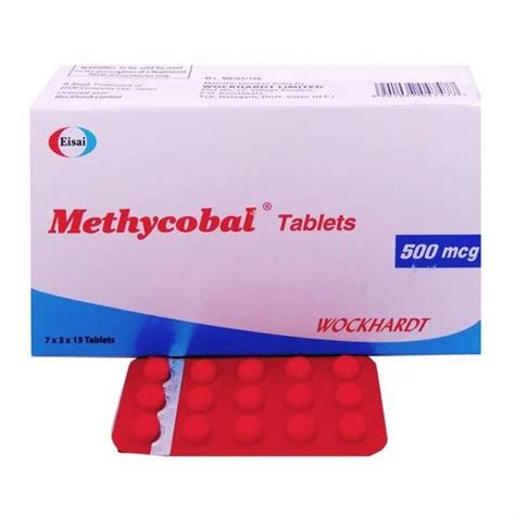 Methylcobalamin 500mcg Tablets 1 X 15 Tablet At Rs 135stripe In
