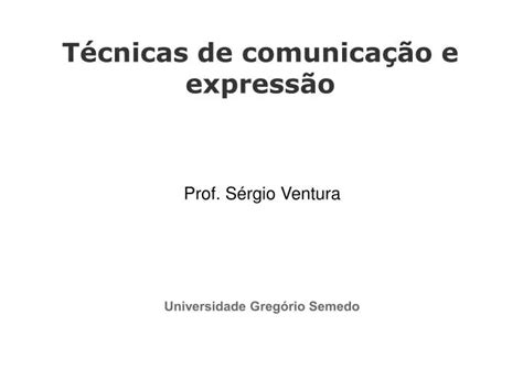 Ppt T Cnicas De Comunica O E Express O Powerpoint Presentation Free Download Id