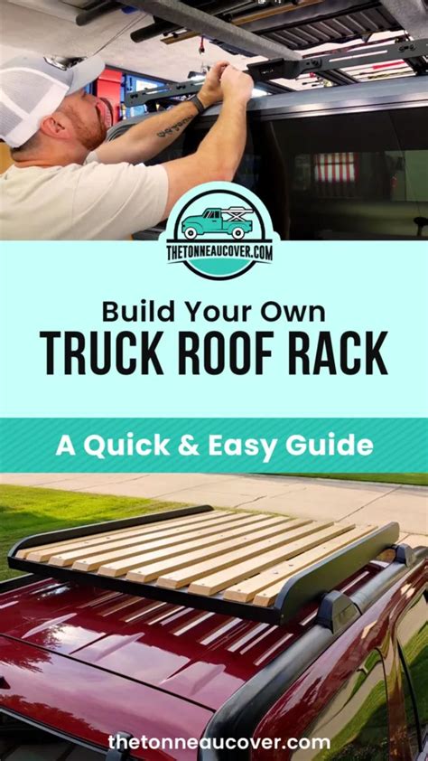 DIY Camper Shell Hoist Build Your Own Roof Rack