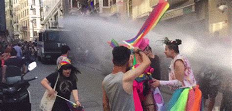 Turkish Police Use Water Cannons Rubber Bullets On Istanbul Pride