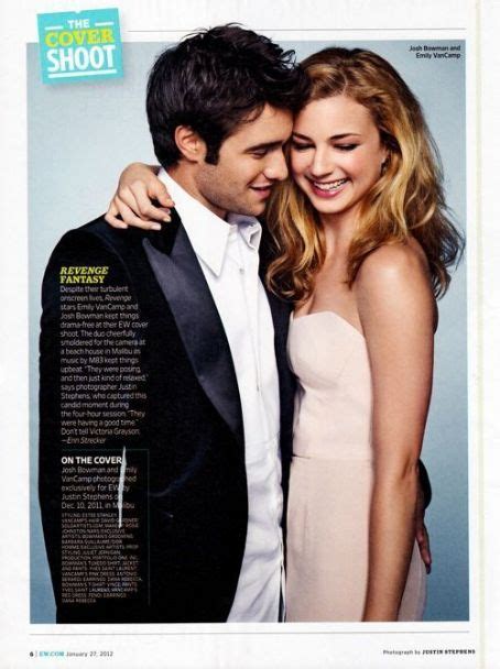 Emily VanCamp, Joshua Bowman - Entertainment Weekly ...
