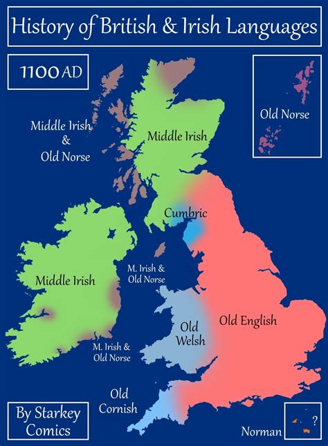 A Brief History Of British And Irish Languages Starkey Comics