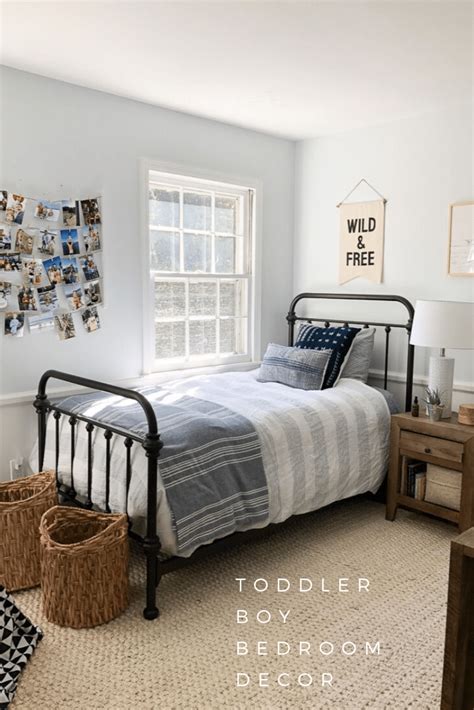 Use these boys' room ideas next time your son needs a bedroom redo. Toddler Boy Bedroom Decor | Brians' Bedroom Upgrade Part ...