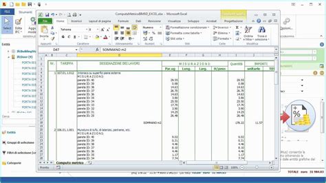 Computo Metrico Estimativo Excel Gratis Modello Preventivo Excel Gratis Emettere With Modello