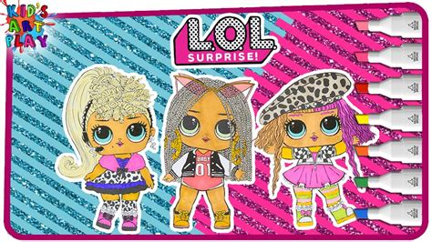 Lol surprise omg dolls swag coloring pages image info. Coloring LOL Little OMG Dolls - LOL Surprise OMG Coloring Compilation - SWAG Lady Diva ...