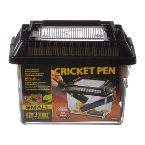 Exo Terra Cricket Pen Holds Crickets With Dispensing Tubes For Feeding