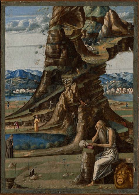 Don't worry i drink lots of water. Saint Jerome in the Wilderness | Museum of Fine Arts, Boston