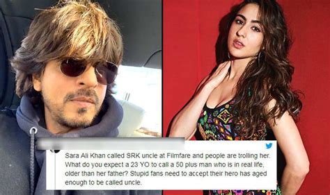 Shah rukh khan on burj khalifa in his birthday 2019 full hd. Sara Ali Khan Calls Shah Rukh Khan 'Uncle' And Irks ...