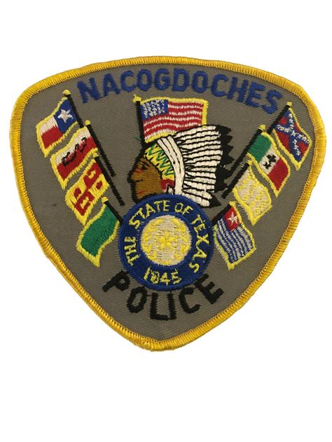 NACOGDOCHES POLICE TX PATCH