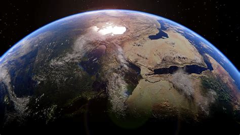 Earth From Space Blender 264 Rc2 Cycles Modeled And Ren Flickr