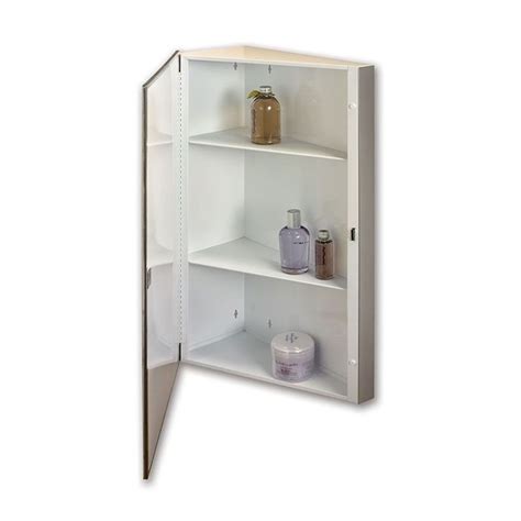 Specify right or left swing when ordering. Jensen Corner 16-in x 36-in Rectangle Corner Mirrored ...