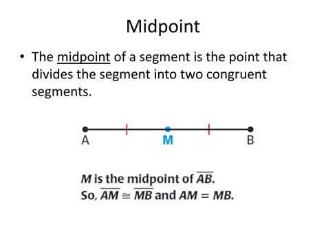 Ppt Midpoints And Bisectors Powerpoint Presentation Free Download Id