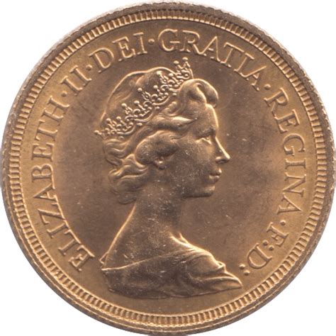 1974 Gold Sovereign Unc Sovereign Cambridgeshire Coins