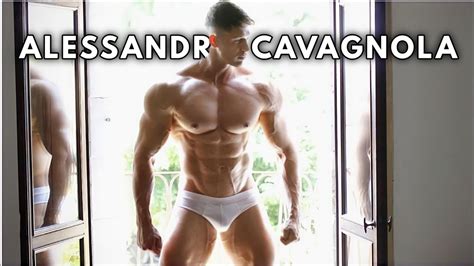 good looking bodybuilder of the industry workout video alessandro cavagnola muscle star