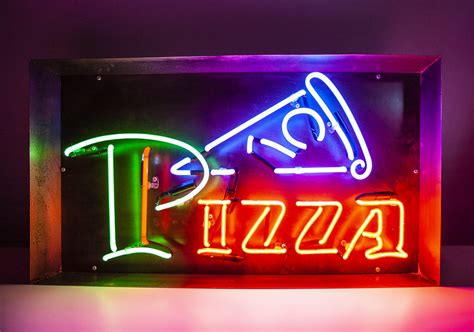Pizza Neon Kemp London Bespoke Neon Signs Prop Hire Large Format