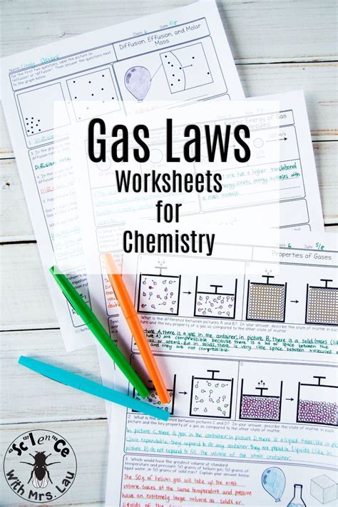 Boyle's Law And Charles Law Worksheet Answer Key With Work